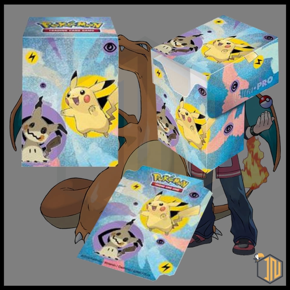 Pokémon - Full view deck box Pikachu & Mimikyu
