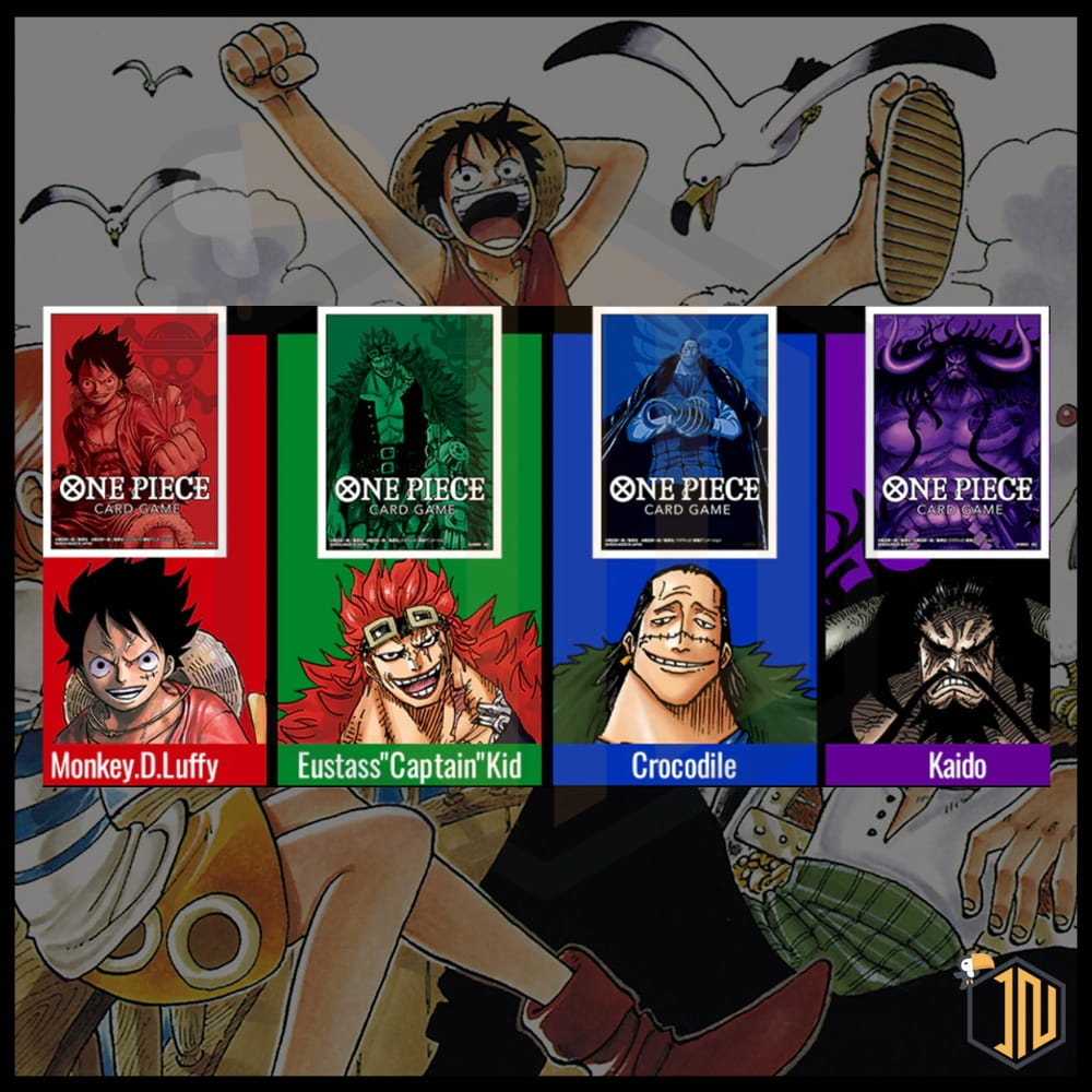One Piece TCG Official Sleeves 01 (60pz) - Full Set