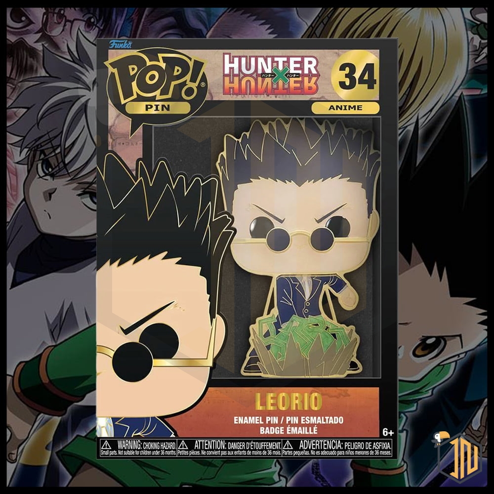 Hunter X Hunter Pop Large Pin - Leorio #34
