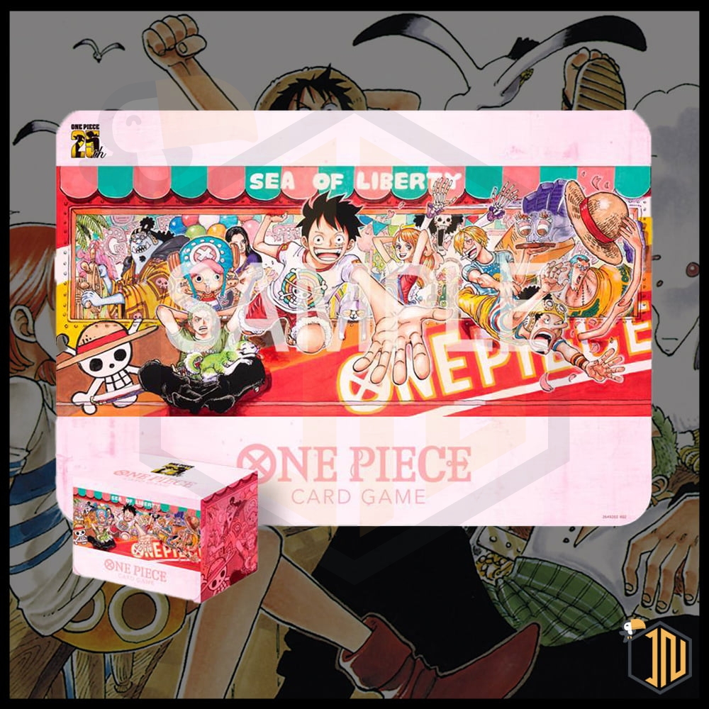 One Piece Card Game - Playmat e Portadeck 25th Anniversary