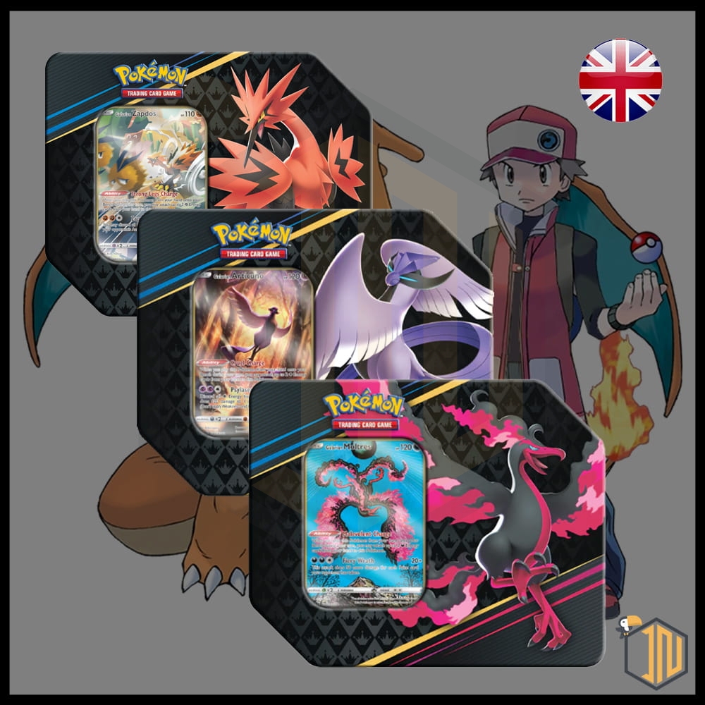 Pokémon TCG Tin Crown Zenith Special Art 7" - Full trio set [ENG]