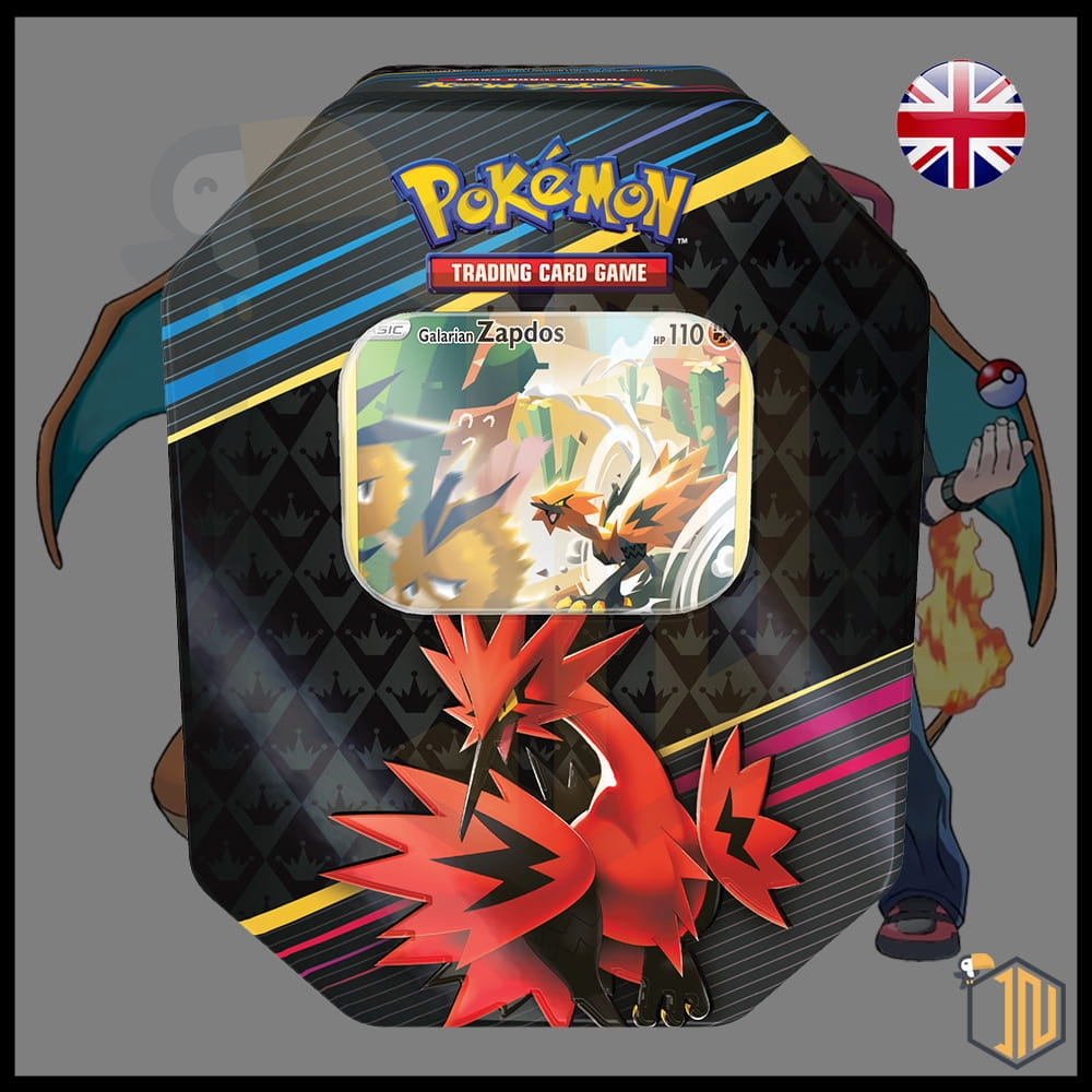 Pokémon TCG Tin Crown Zenith Special Art - Zapdos di Galar [ENG]