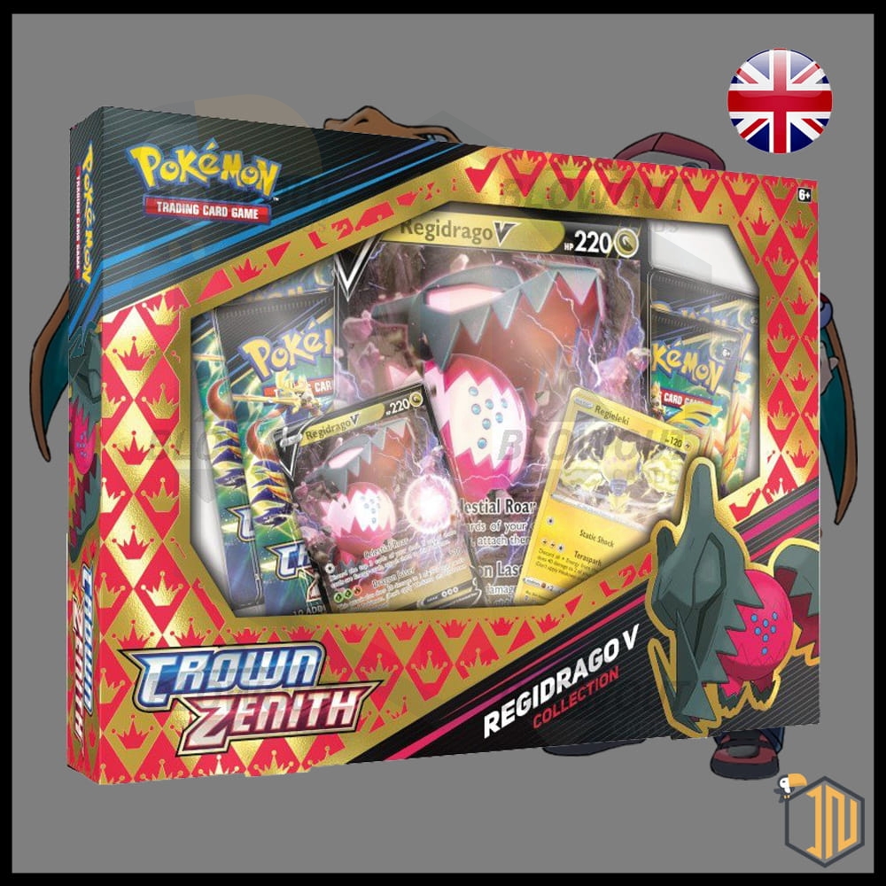 Pokémon TCG Collezione Pokémon Crown Zenith - Regieleki V / Regidrago V Box assortito [ENG]