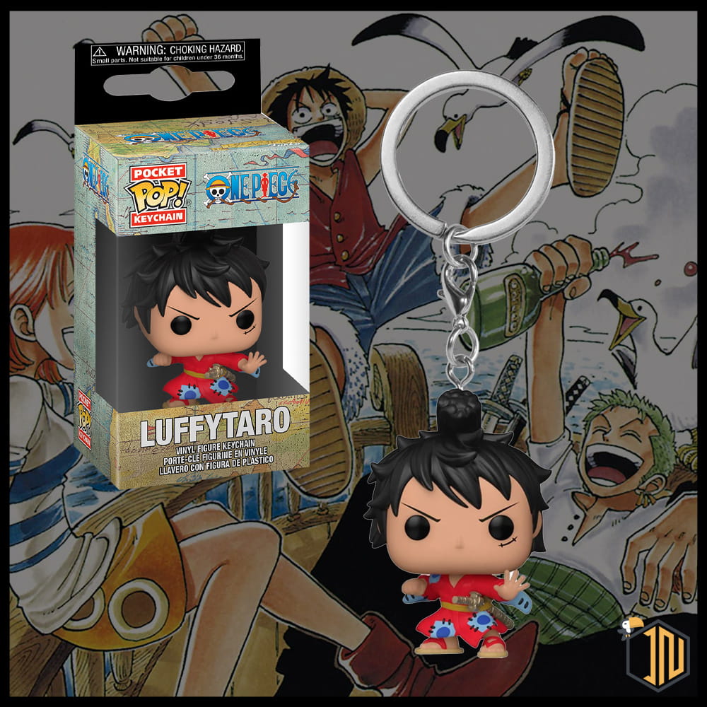 One Piece Funko Pocket Keychain - Luffytaro / Luffy in kimono