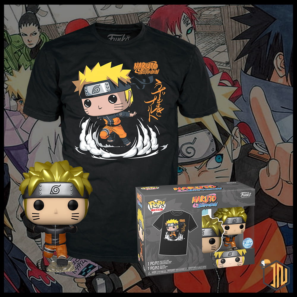 Naruto Shippuden Funko POP! & Tee - Naruto Run #727 (Taglia L)