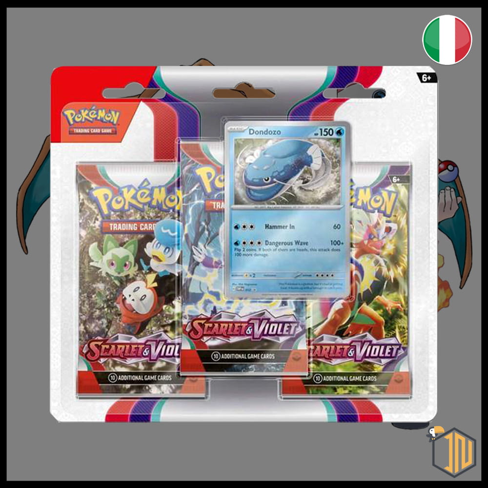 Pokémon Scarlatto e Violetto TCG - 3 Pack Blister [ITA]