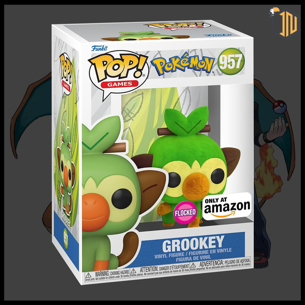 Pokémon Funko POP! - Grookey #957 (flocked) Amazon Exclusive
