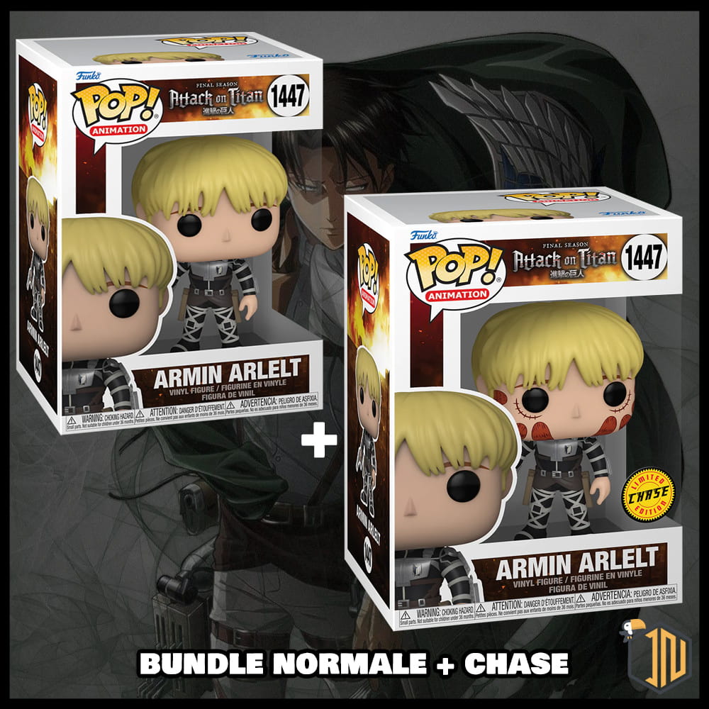 L'attacco dei giganti Funko POP! - Armin Arlelt #1447 Bundle Normale + Chase
