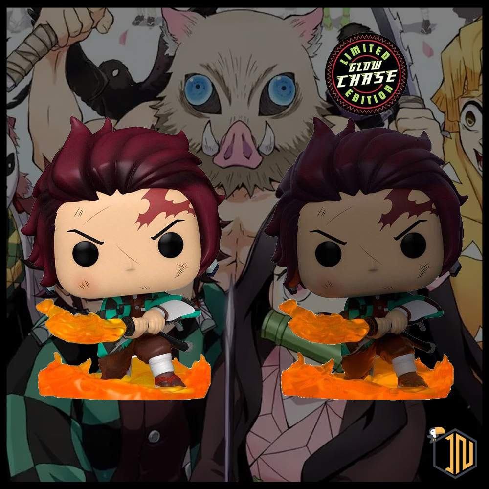 Demon Slayer Funko POP! - Tanjiro Kamado Hinokami Kagura 874 (bundle)