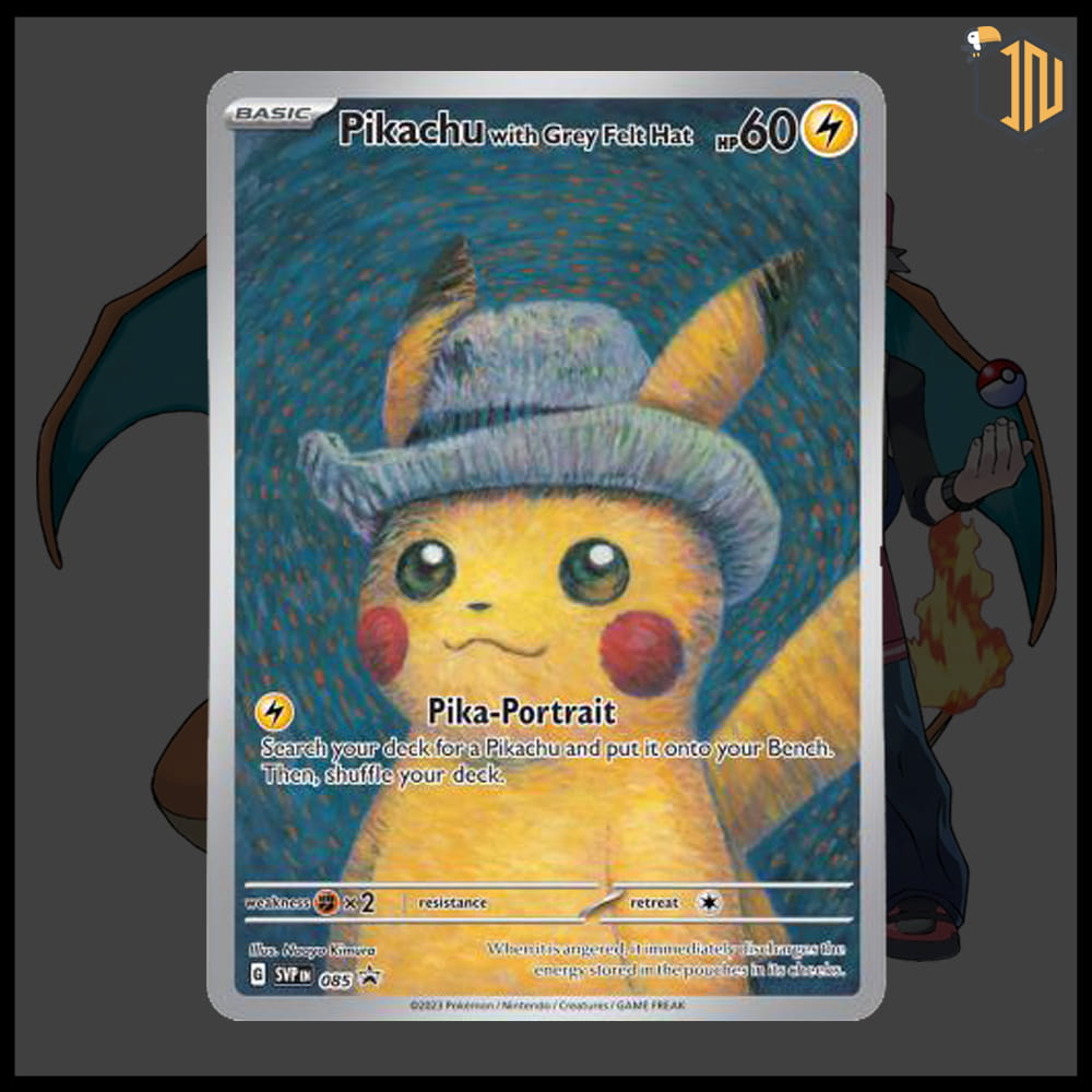 Pokémon - Pikachu with Grey Felt Hat (Promo Van Gogh)