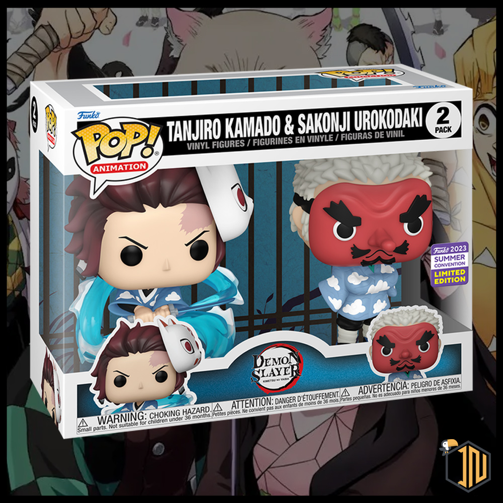 Demon Slayer Funko POP! - Tanjiro Kamado & Sakonji Urokodaki