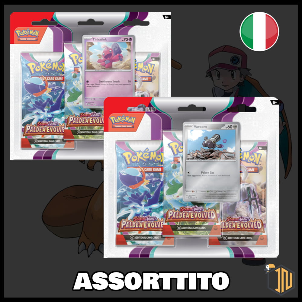 Pokémon TCG Evoluzioni a Paldea - 3 Pack Blister [ITA]