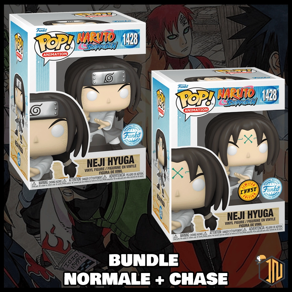 Naruto Shippuden Funko POP! - Neji Hyuga #1428 Bundle Normale + Chase