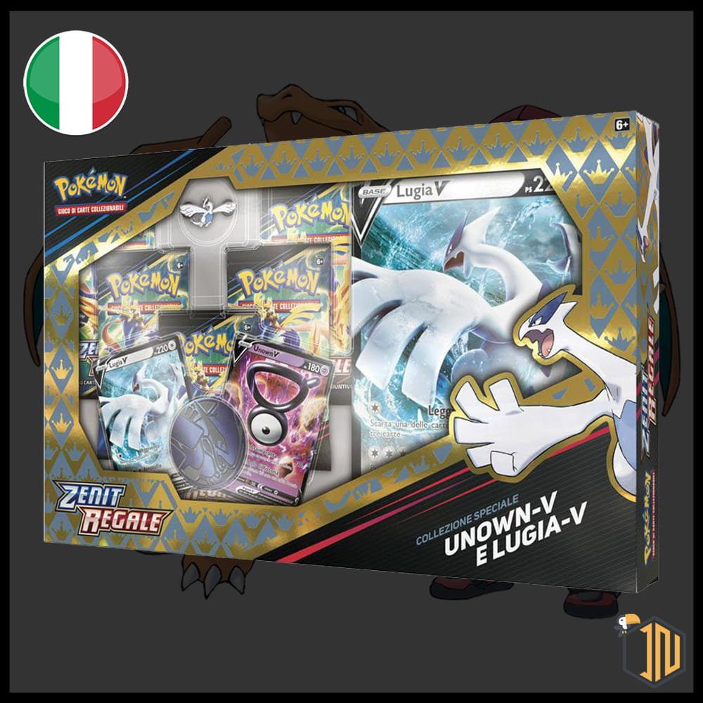 Pokémon TCG - Collezione Unown-V e Lugia-V Zenit Regale [ITA]