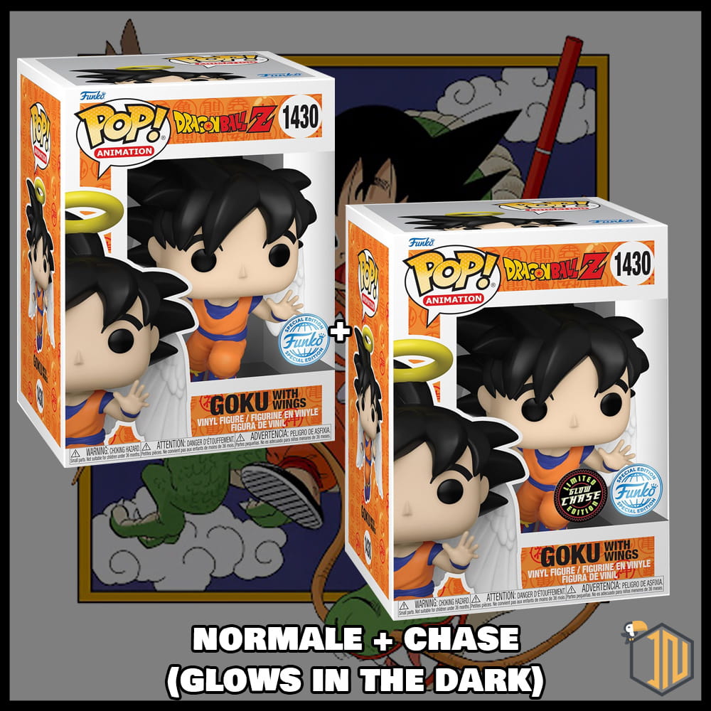 Dragon Ball Z Funko POP! - Goku with Wings #1430 Bundle Normale + Chase