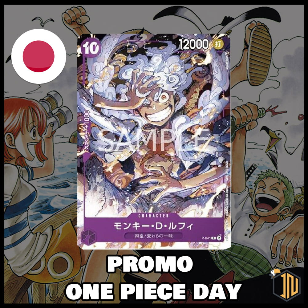 One Piece Card Game - P-041 Promo Luffy Gear 5 (One Piece Day) [JAP]