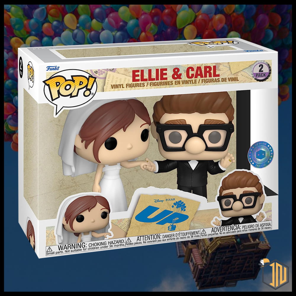 Disney UP! Funko POP! - Carl & Ellie (Moments Wedding)