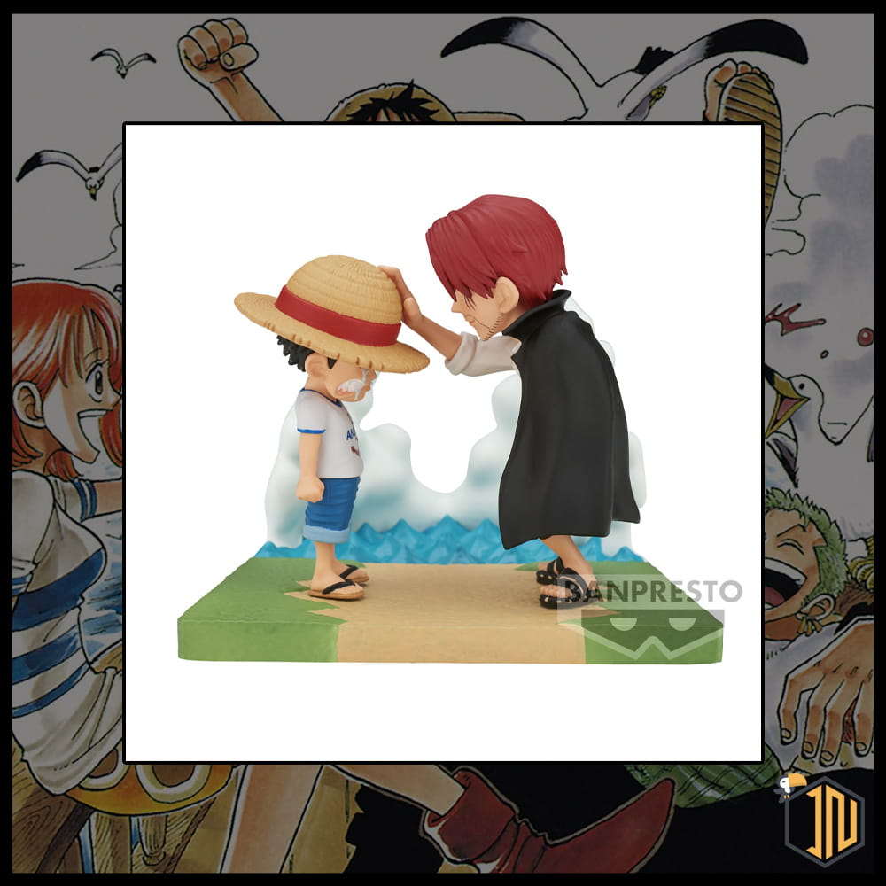 One Piece World Collectable Figure Log Stories - Monkey.D.Luffy & Shanks
