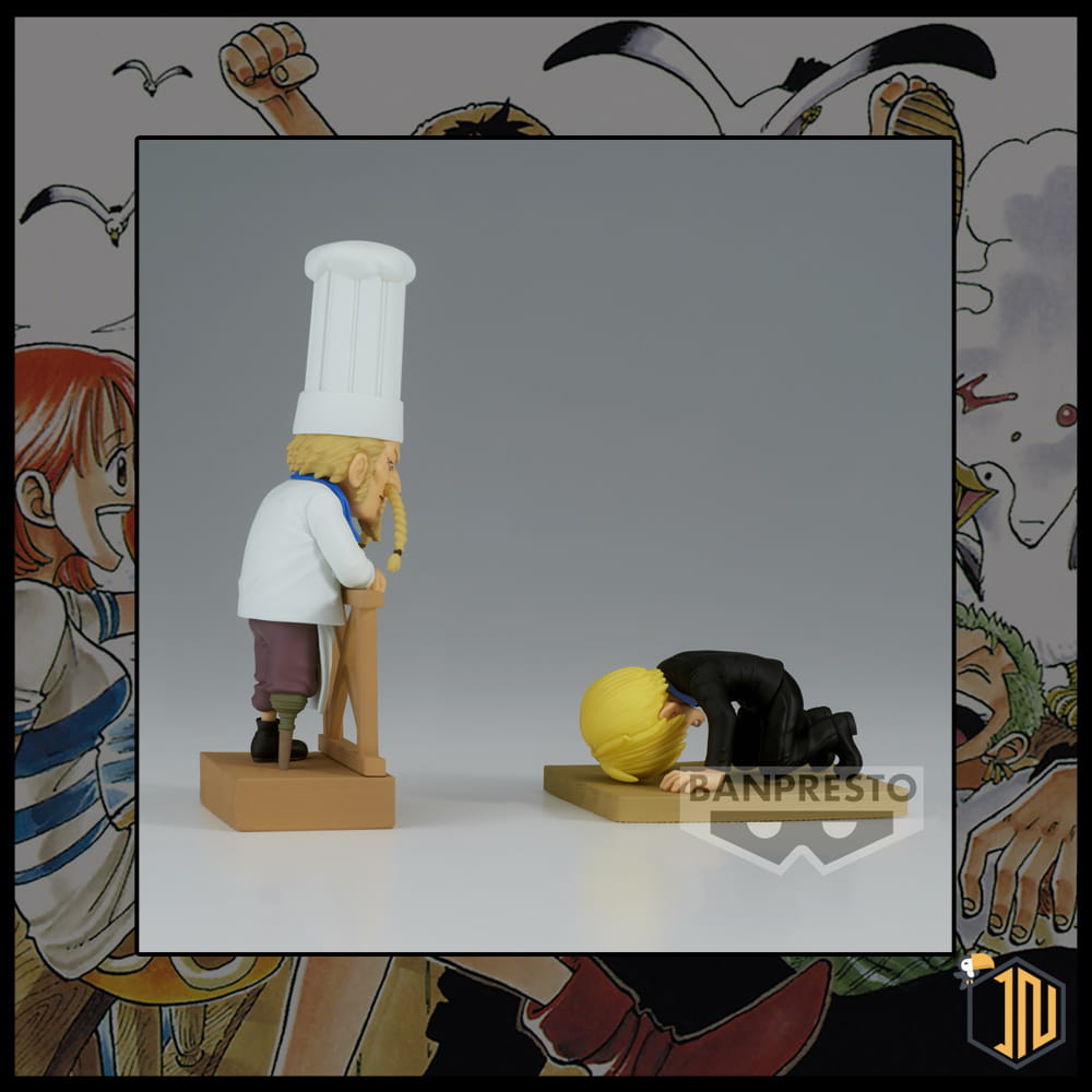 One Piece World Collectable Figure Log Stories - Sanji & Zeff - immagine 3