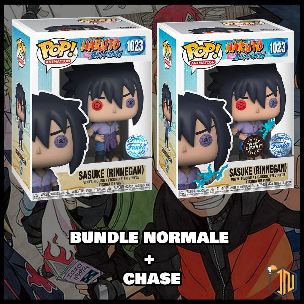 Naruto Funko POP! - Sasuke Rinnegan (bundle normale + chase)