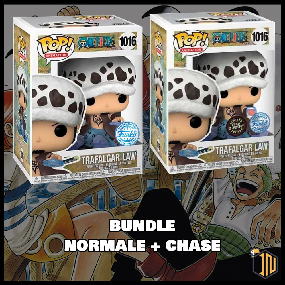 One Piece Funko POP! - Trafalgar Law 1016 (bundle normale + chase)