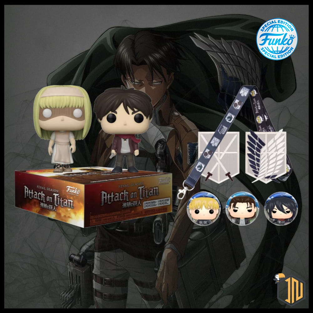 L'attacco dei giganti Funko POP! - Box Collection Final Season Ymir Fritz & Child Eren
