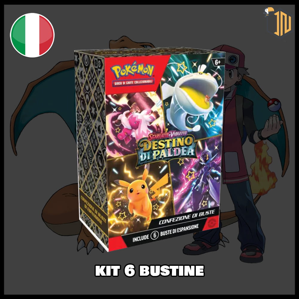 Pokémon TCG - Destino di Paldea Kit 6 Buste [ITA]