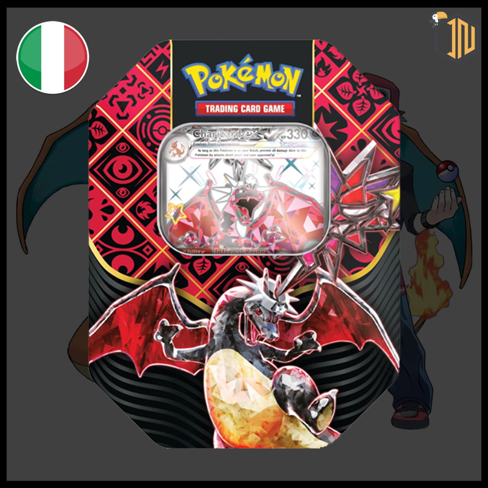Pokémon TCG – Destino di Paldea Tin Charizard Ex [ITA]