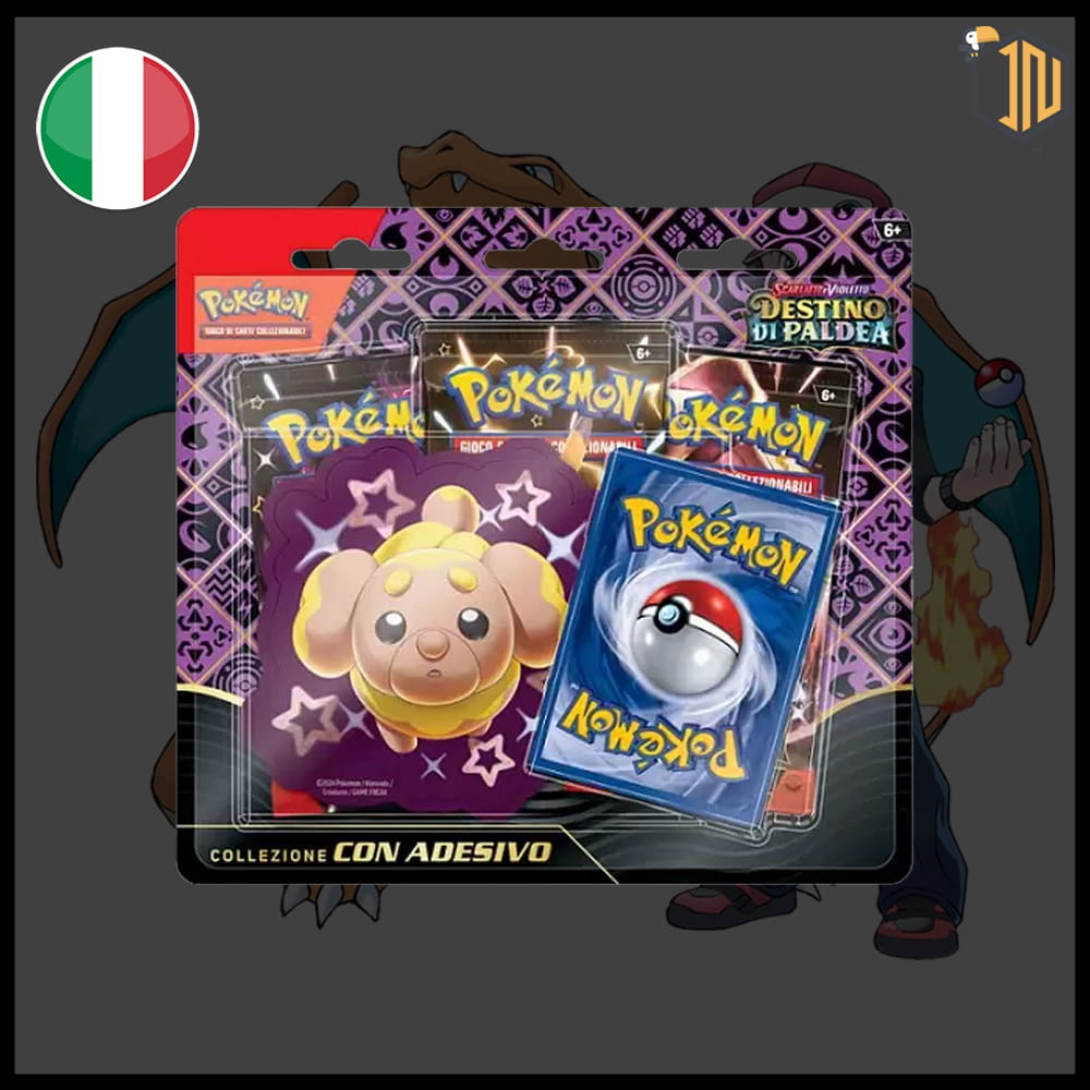 Pokémon TCG – Destino di Paldea Collezione con adesivo Fidough [ITA]