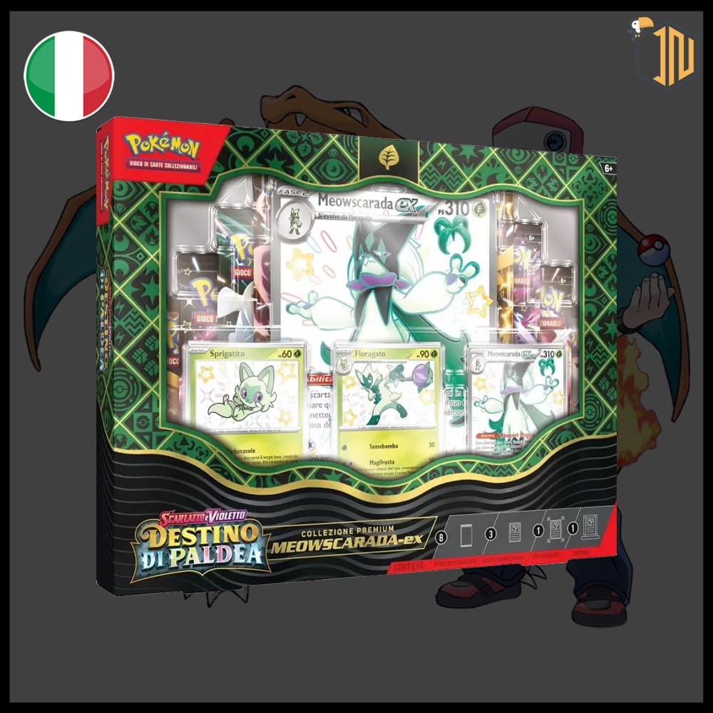 Pokémon TCG – Destino di Paldea Collezione Premium Meowscarada Ex [ITA]