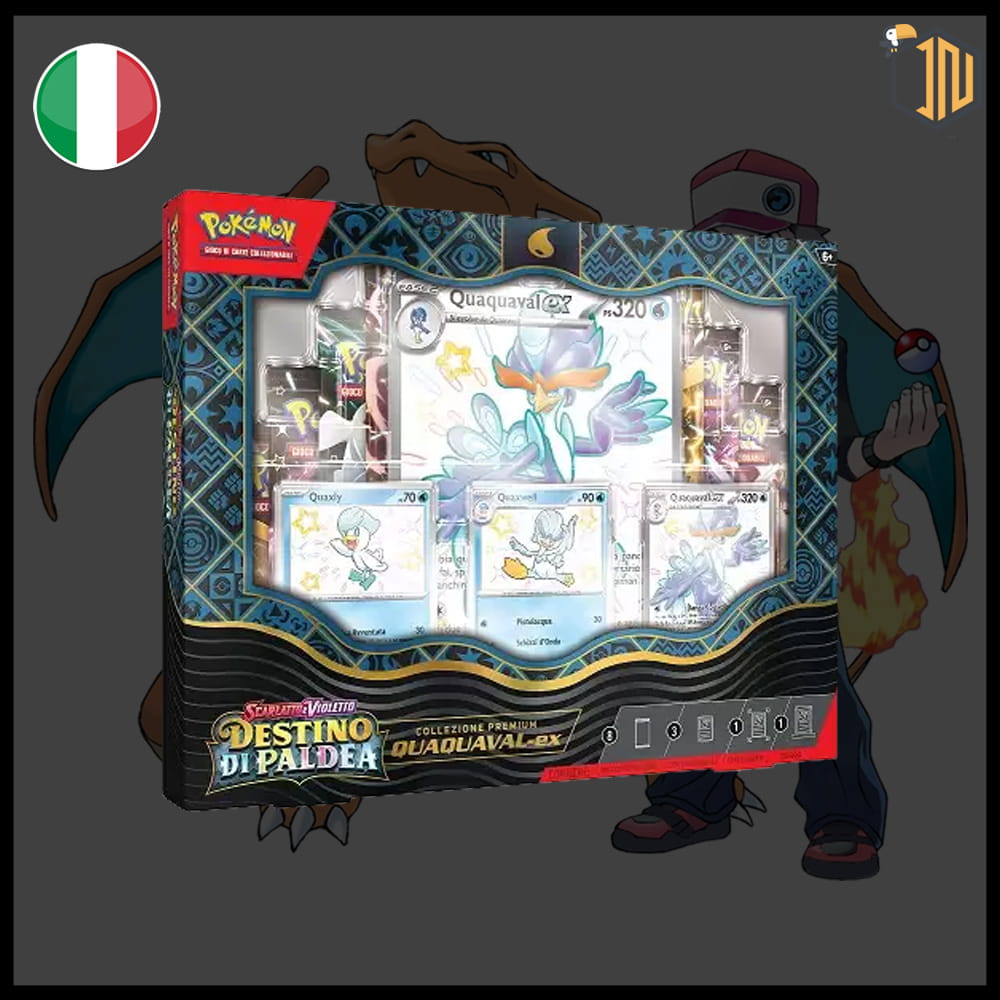 Pokémon TCG – Destino di Paldea Collezione Premium Quaquaval Ex [ITA]