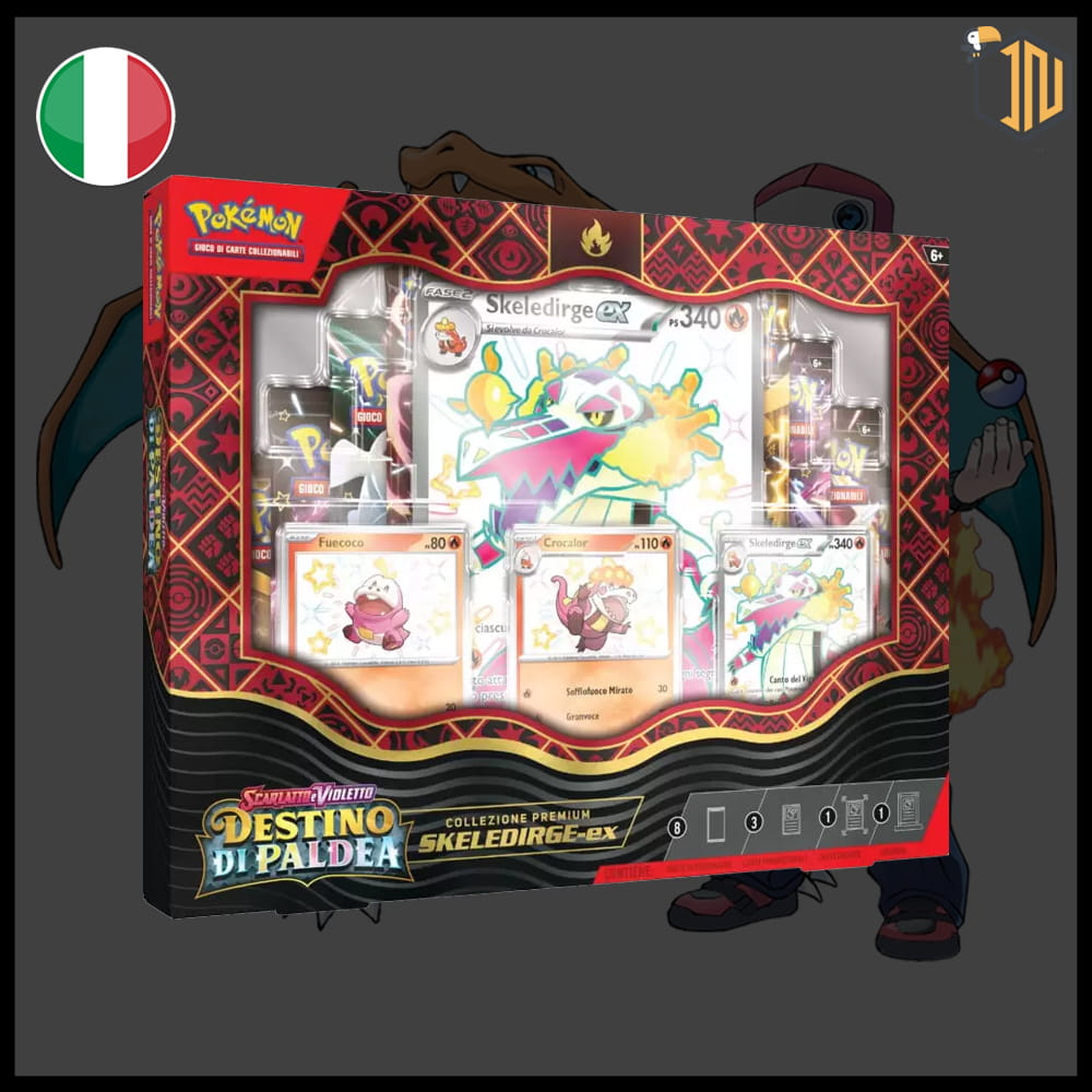 Pokémon TCG – Destino di Paldea Collezione Premium Skekedirge Ex [ITA]
