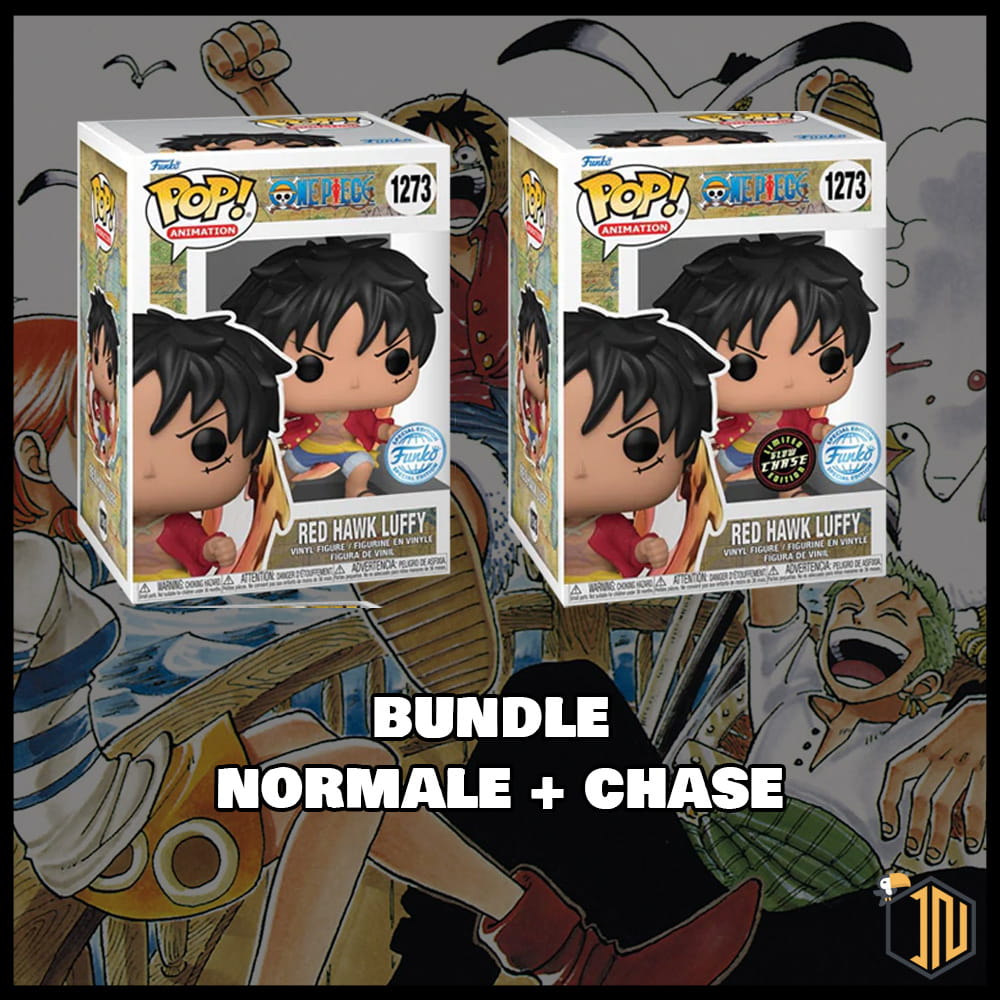 One Piece Funko POP! - Luffy Red Hawk (bundle normale + chase)