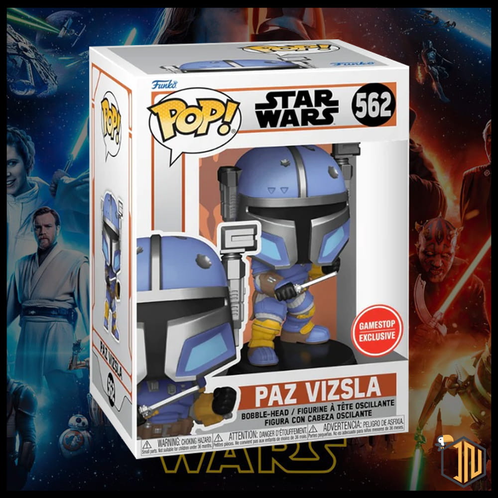 Star Wars Funko POP! - The Mandalorian Paz Vizsla (Gamestop)
