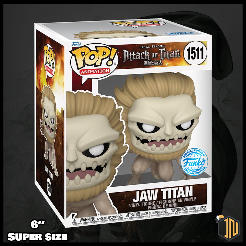 L'attacco dei giganti Funko POP! - Jaw Titan #1511 (Super Sized)