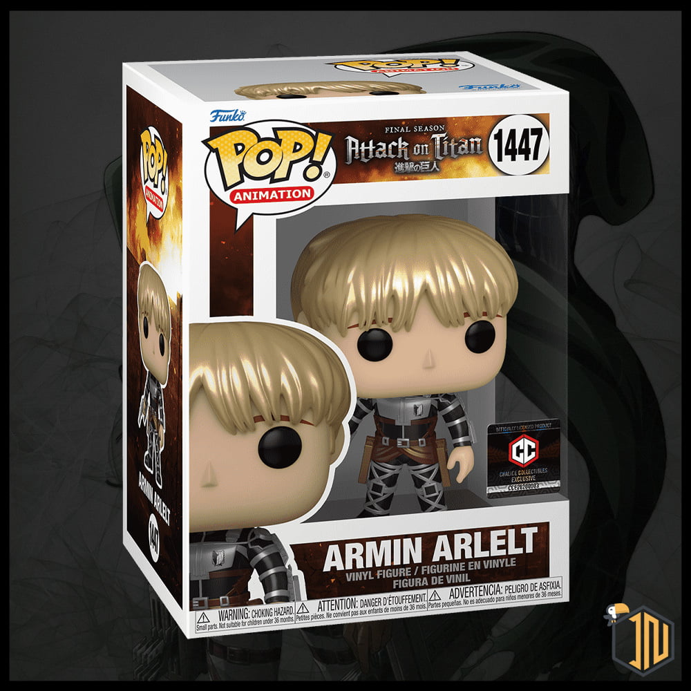 L'attacco dei giganti Funko POP! - Armin Arlelt Chalice Exclusive (Metallic) #1447