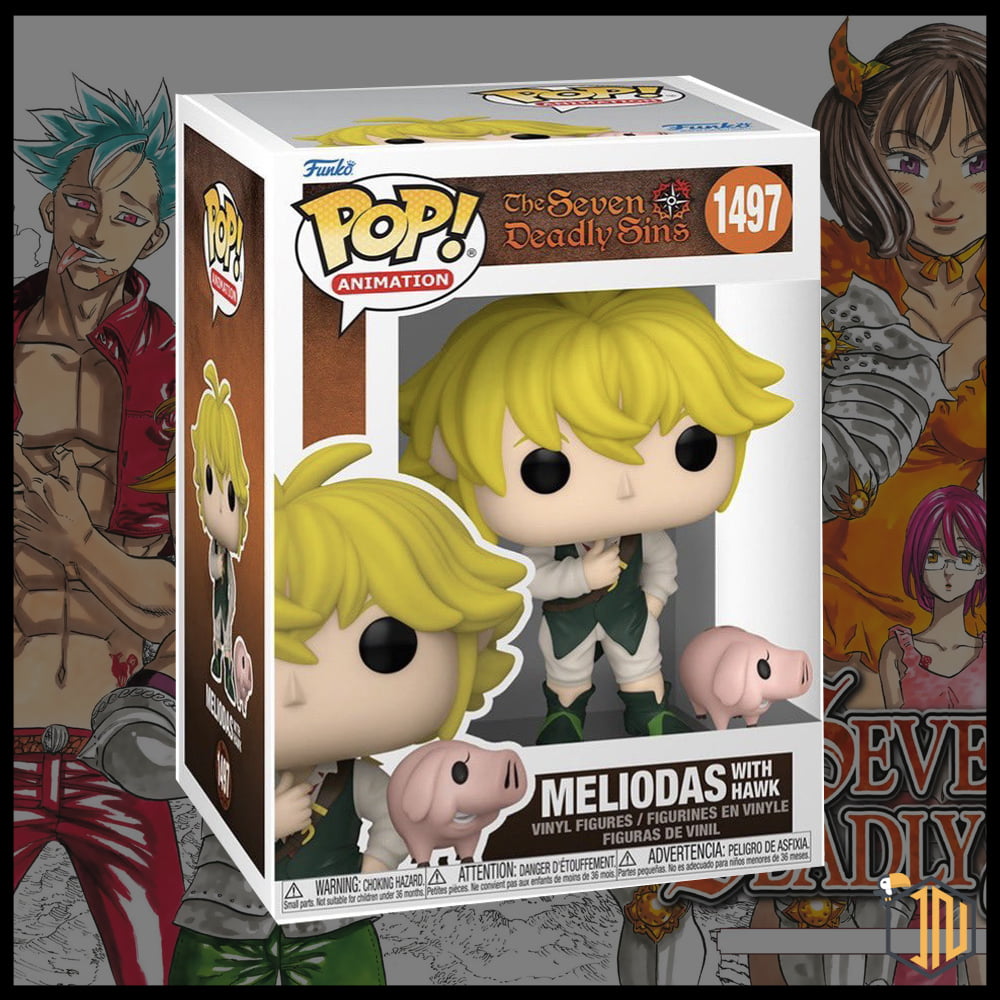 The Seven Deadly Sins Funko POP! - Meliodas with Hawk #1497