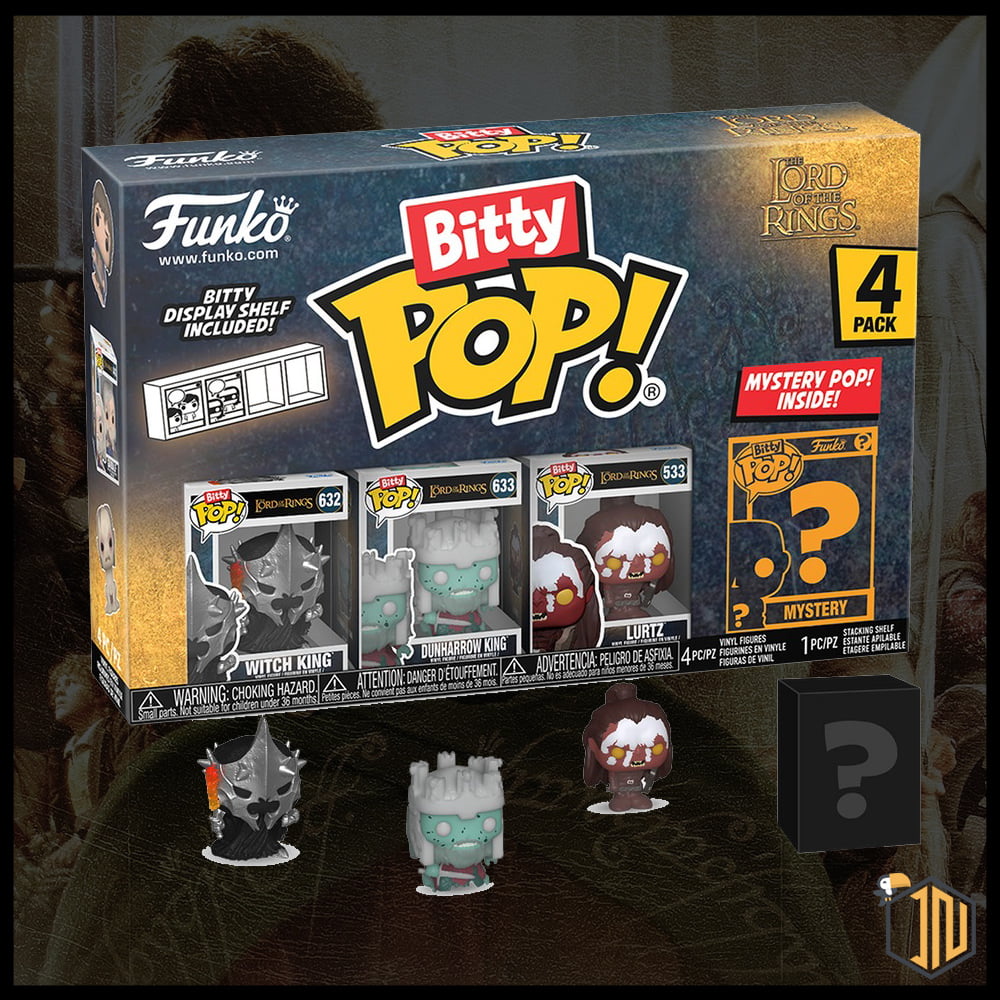Lord of the rings Bitty Pop! - King 4 pack