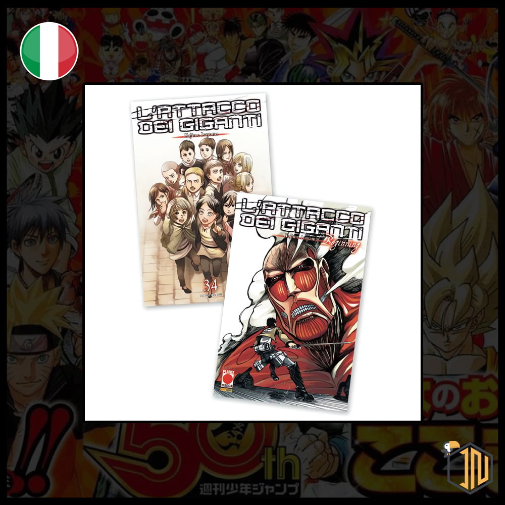 L'attacco Dei Giganti n.34 (Bundle Normale + "Beginning")