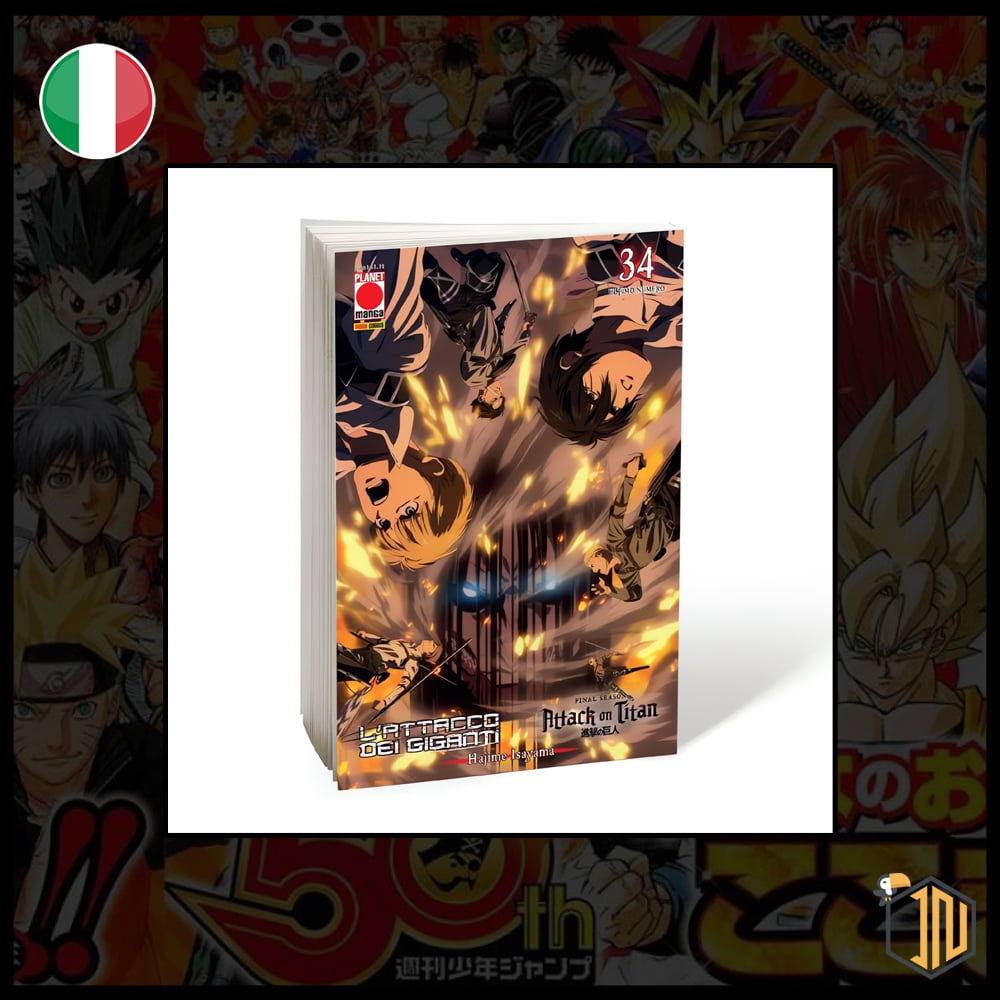 L'attacco Dei Giganti n.34 (Variant "Anime")