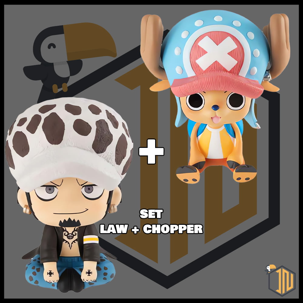 Look up One Piece - Set "Trafalgar D. Law + Tony Tony Chopper"