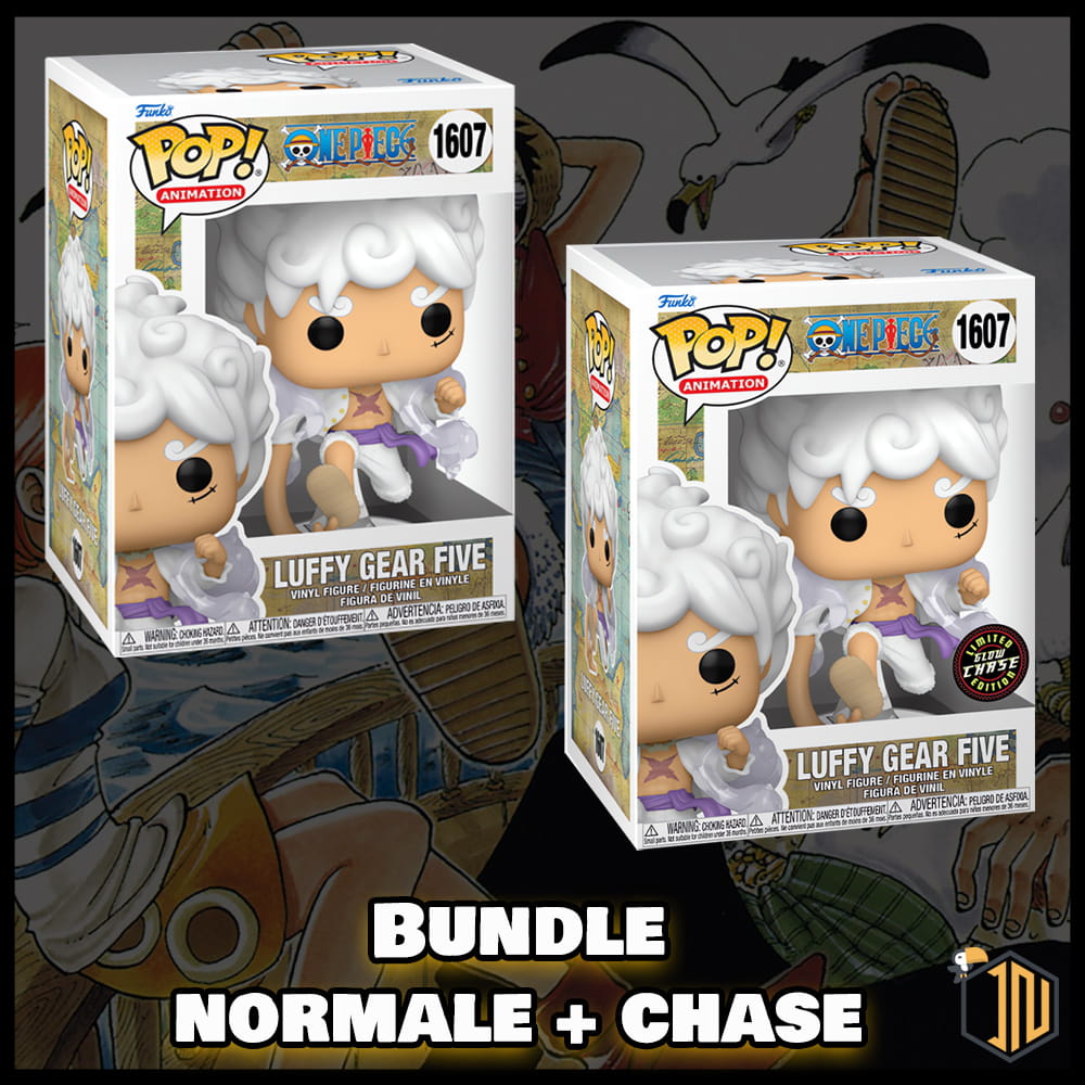 One Piece Funko POP! - Luffy Gear Five (G5) #1607 Bundle Chase