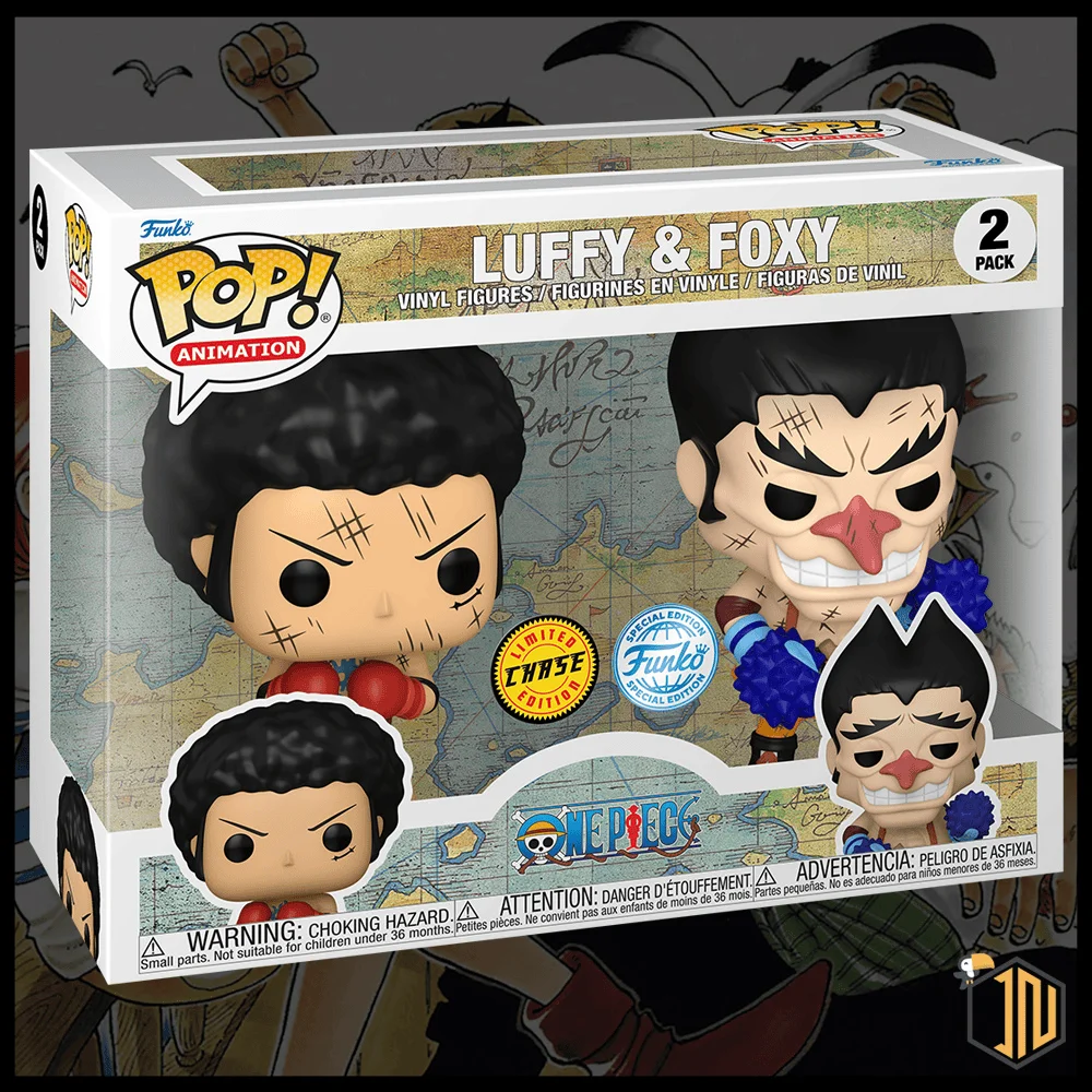 One Piece Funko POP! - Luffy & Foxy 2 PACK - immagine 3