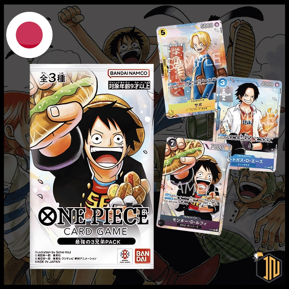 One Piece Card Game - Promo Booster pack "The Three Brothers" Saikyo Jump [JAP]