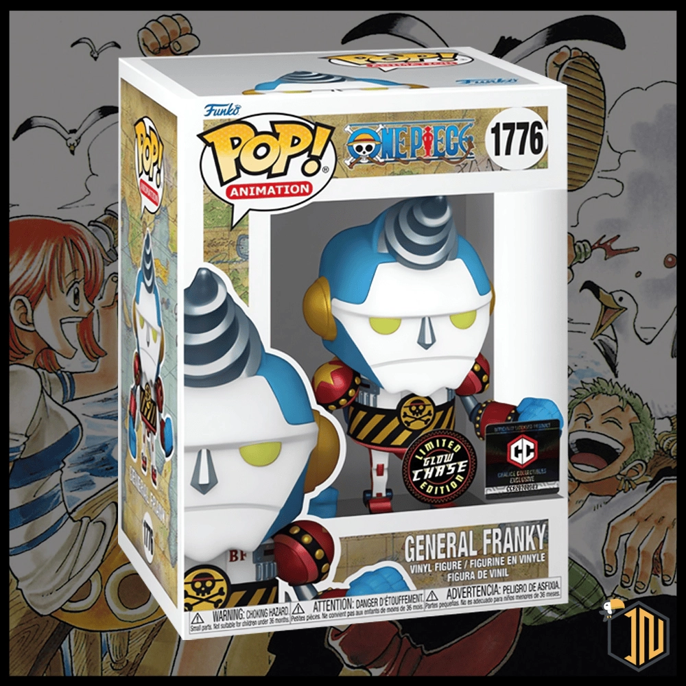 One Piece Funko POP! - General Franky #1776 Bundle Normale + Chase Chalice Exclusive - immagine 3