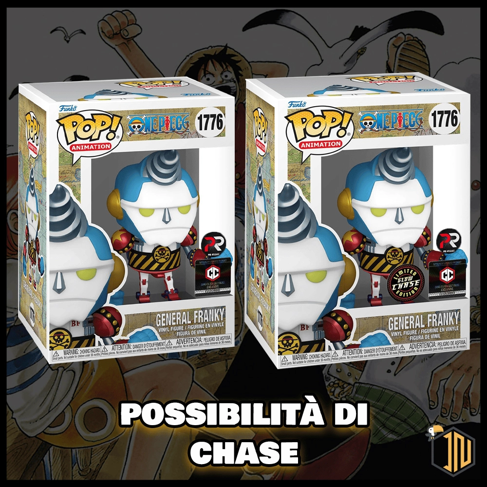 One Piece Funko POP! - General Franky #1776 Chalice Exclusive (PR) - immagine 5