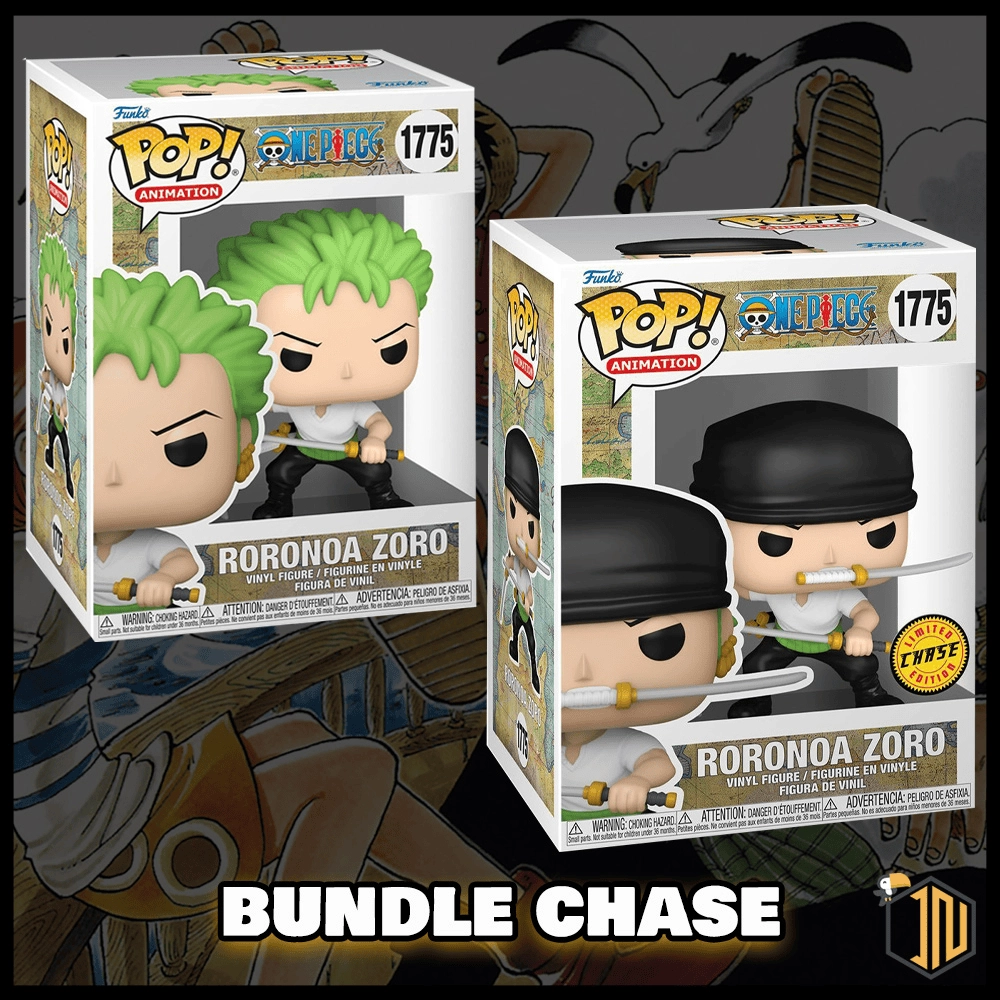 One Piece Funko POP! - Roronoa Zoro #1775 Bundle Normale + Chase