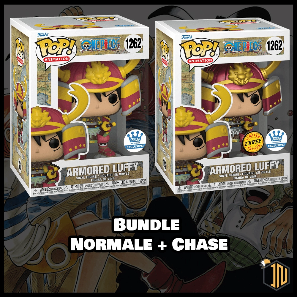One Piece Funko POP! - Armored Luffy (Bundle normale + Chase)