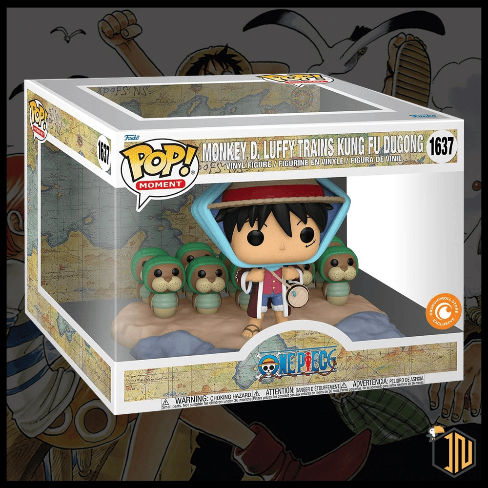 One Piece Funko POP! - Monkey D. Luffy Trains Kung Fu Dugong #1637