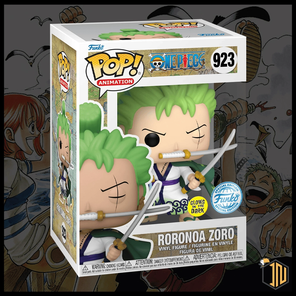 One Piece Funko POP! - Roronoa Zoro #923 Glows In The Dark (GITD)